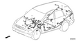 Honda New 2007 Fits Honda CR-V Instrument Wire Harness, Part # 32117-SWA-A20