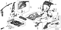 Honda New 2012-2015 Fits Honda Civic Middle Floor Crossmember, Part # 65700-TS8-A00ZZ