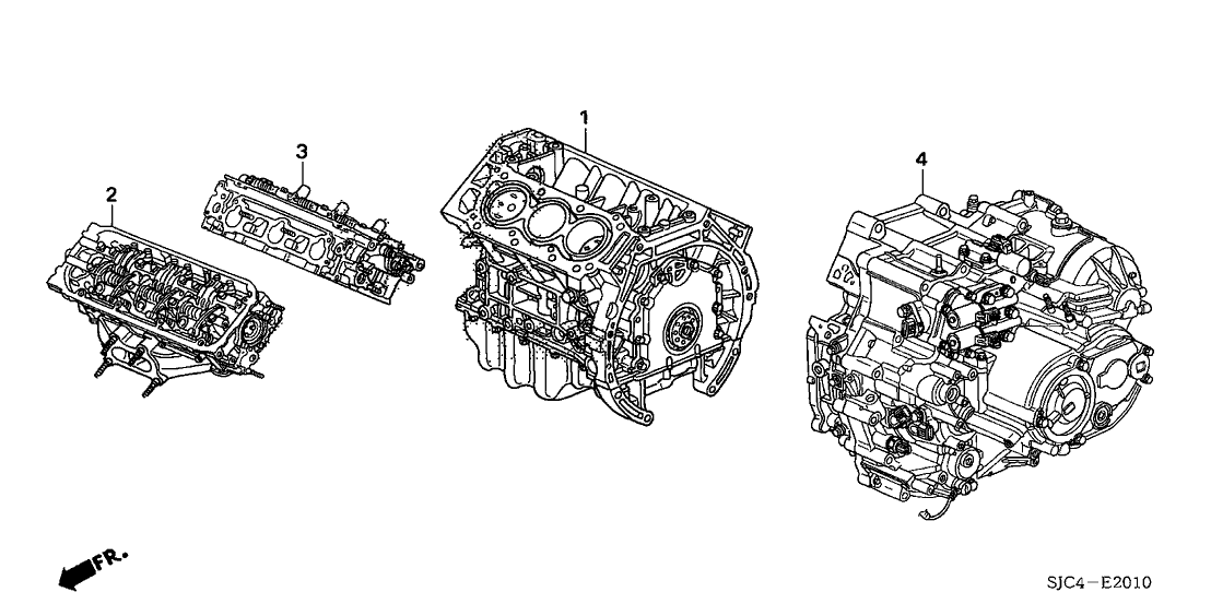 Honda New 2009-2014 Fits Honda Ridgeline Transmission Assembly, Part # 20021-RSF-A80