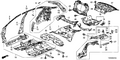 Honda New 2014-2015 Fits Honda Accord Hybrid Left Rear Frame Component, Part # 65660-T3Z-305ZZ