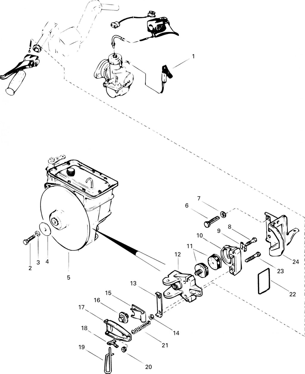 Fits 1996-2005 Ski-Doo Skandic Wide Track / Tundra Models Tab Lock, OEM Part # 507023600