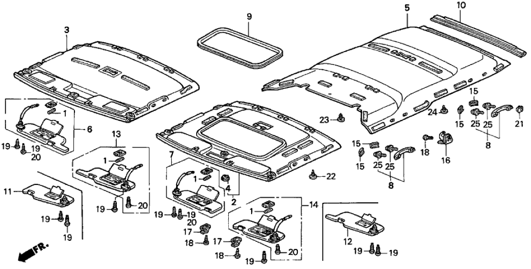 Honda New 1995-1997 Fits Honda Odyssey Clip, Trim (6MM) *G38L* (JADE GREEN), Part # 90702-SA5-003YC