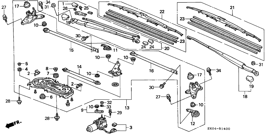 Honda New 1995-1998 Fits Honda Odyssey Link A Unit, Part # 76520-SX0-003