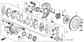 Honda New 2000-2006 Fits Honda Insight Retainer, L. (Outer), Part # 45238-S3Y-003