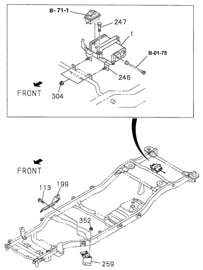 Honda New 2001-2002 Fits Honda Passport Canister Fuel, Part # 81711-36820