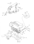 Fits 1997-2007 Ski-Doo MX Z 440 / MX Z 440 F Models Outlet Duct, OEM Part # 572083700