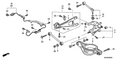 Honda New 1999-2004 Fits Honda Odyssey Left Rear Arm (Lower), Part # 52360-S0X-A00
