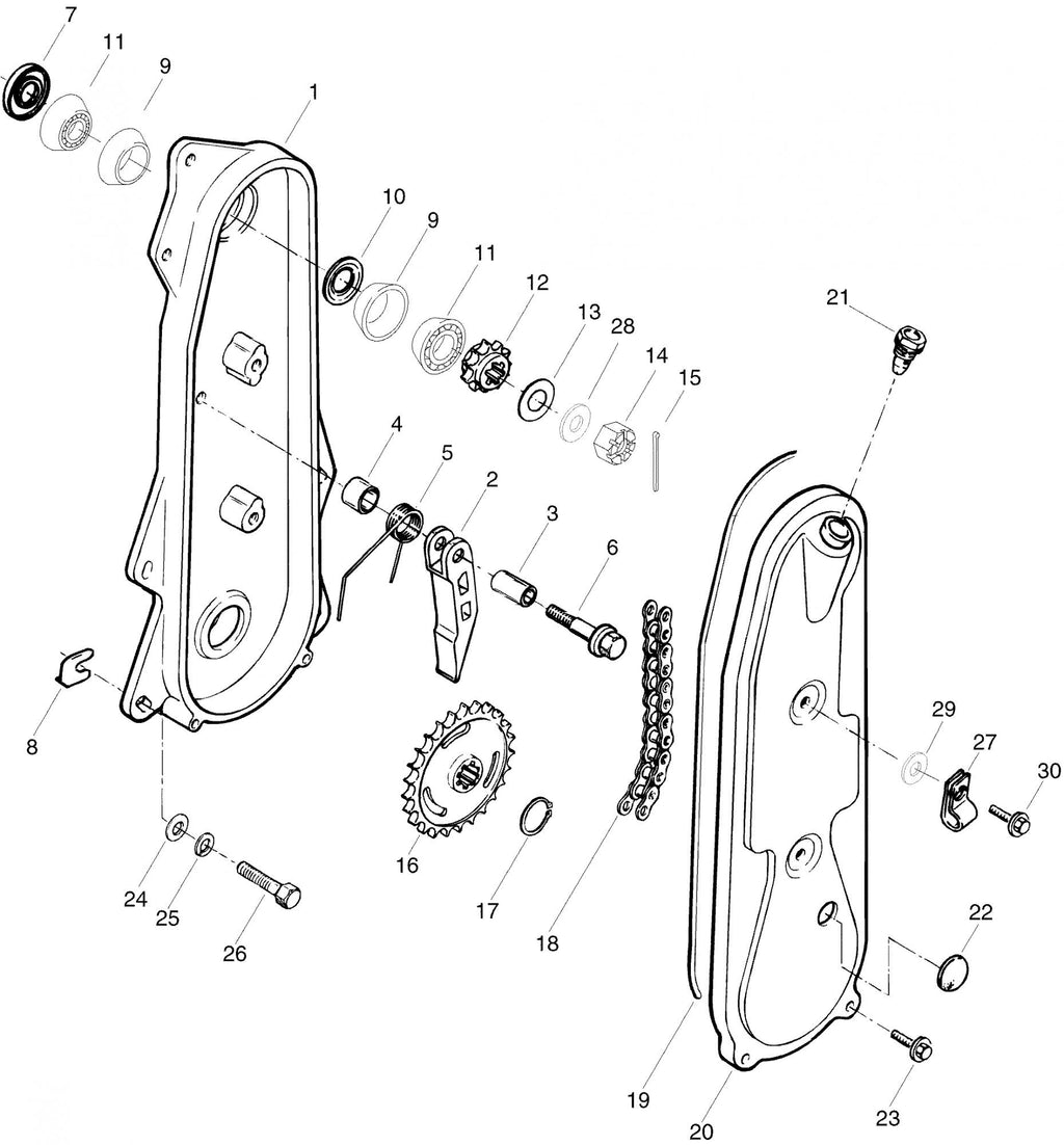 Fits 1996-2005 Ski-Doo Elan 247 / Tundra Models Spring, OEM Part # 414130600