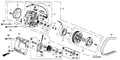 Honda New 1988-1991 Fits Honda Civic Thermal Protector Set, Part # 38908-PM3-R03