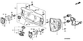 Honda New 2006 Fits Honda Pilot Garnish Assembly, Rear License (Sage Brush Pearl), Part # 74890-S9V-A20ZE