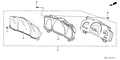 Honda New 2006-2008 Fits Honda Ridgeline Lens, Meter, Part # 78156-SJC-A01