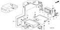Honda New 2000-2004 Fits Honda Odyssey Control Unit, Navigation Electronic (DVD) (Alpine), Part # 39540-S0X-405