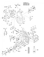 Fits 1996-2004 Ski-Doo Formula 500 / Formula 500 Deluxe Models Driving Chain (72 Links, Narrow) 380F, OEM Part # 504151883