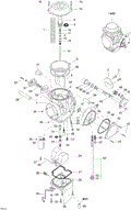Can-Am - OEM schematic diagram - Part # 2572-707200147 - 02- Carburetor - Ref # 7