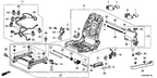 New 2011-2012 Fits Honda Accord Cord, L. FR. Power Seat (8Way), Part # 81606-TA0-A22