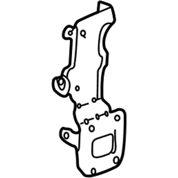 Acura New 2001-2006 Fits Acura MDX Bracket, Driver Side Radio, Part # 39161-S3V-A02