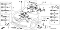Honda New 2003-2005 Fits Honda Civic Stay E, Engine Wire Harness, Part # 32744-PZA-000