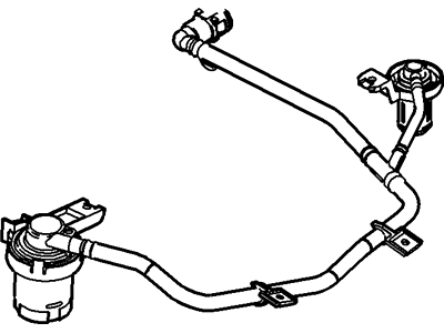 Ford New 2005-2007 Fits Ford Focus Tube - Fuel Vapour Base No. 9k318, Part # 6S4Z9K318A