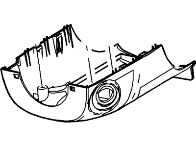 Ford New 2007-2009 Fits Ford / Lincoln / Mercury Fusion / MKZ / Milan Shroud Assy - Steering Column Base No. 3530b, Part # 7E5Z3530AB