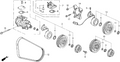 Honda New 1995-1998 Fits Honda Odyssey Clutch Set, Part # 38900-P1E-003