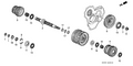 Honda New 1997 Fits Honda Prelude Washer, Thrust (37X55X4.95), Part # 90407-P6H-000