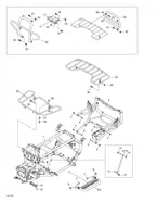 Fits 1999-2005 BRP Quest / Quest 500 Models Truss Phillips Screw M6 X 25, OEM Part # 250000035