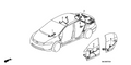 New 2007-2008 Fits Honda Civic Interior Wire, Part # 32155-SNC-A01