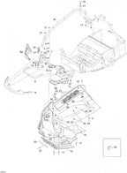 Fits 2007 Ski-Doo Expedition TUV 1300 (Europe) / Expedition TUV 600 H.O. SDI Models Reflective Sheet, OEM Part # 605352836