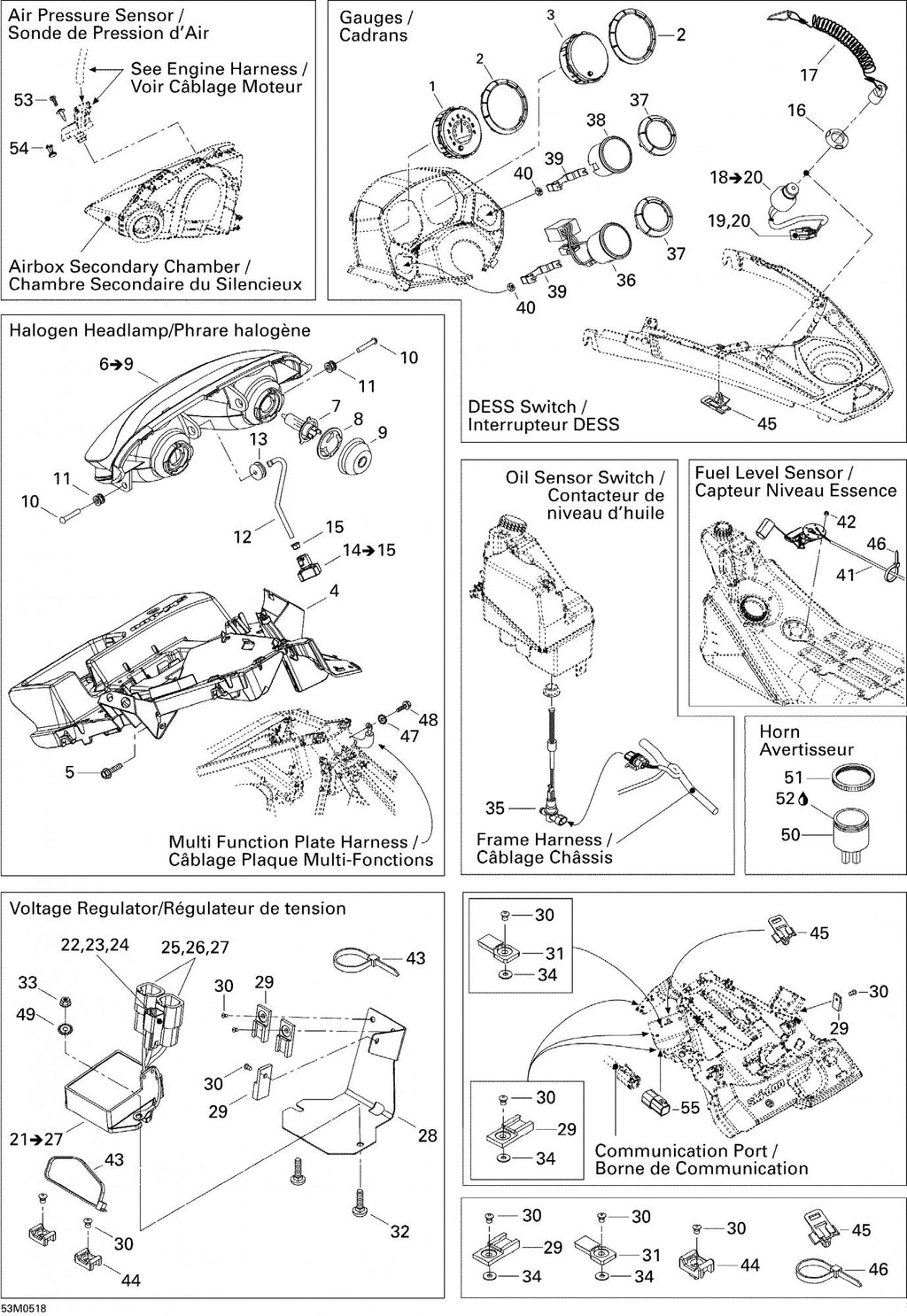 Fits 2005-2007 Ski-Doo Mach Z 1000 SDI / Mach Z 1000 SDI Adrenaline & X Models Cap, OEM Part # 508000465