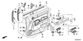 Honda New 2010-2011 Fits Honda CR-V Lining, L. FR. Door (Lower) *NH598L* (ATLAS GRAY), Part # 83551-SWA-A01ZG