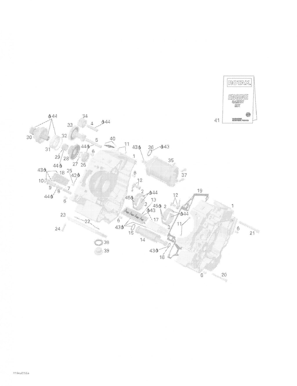 Fits 2003-2006 Ski-Doo Expedition 4-TEC / Expedition V-1000 Models Oil Nozzle Ass’y, OEM Part # 420956820