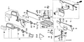 Honda New 1986-1988 Fits Honda Accord Gasket *NH89L* (PALMY GRAY), Part # 88144-SA6-003ZM
