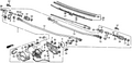 Honda New 1984-1987 Fits Honda Accord Nut, Wiper Arm Cap (8MM), Part # 38461-SB0-671