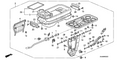 New 2005-2007 Fits Honda Odyssey Cover, Center Table *G64L* (OLIVE), Part # 81191-SHJ-A01ZA