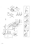 Fits 1996-2007 Ski-Doo Formula Deluxe 380 F / Formula Deluxe 380/500 Models Plastite Phillips Screw M4 X 40, OEM Part # 243244040