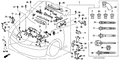 Honda New 1998-2002 Fits Honda Accord Holder, FR. Wire Harness (Upper), Part # 32127-P8A-A00