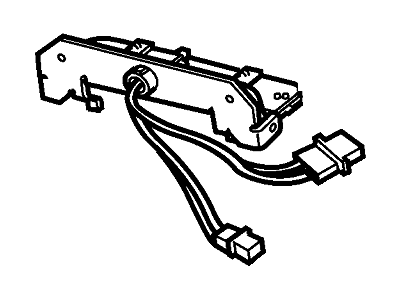 Ford New 2004-2005 Fits Ford / Mercury Crown Victoria / Grand Marquis High Mount Lamp Base No. 13a613 Position Rear, Part # 6W7Z13A613AA