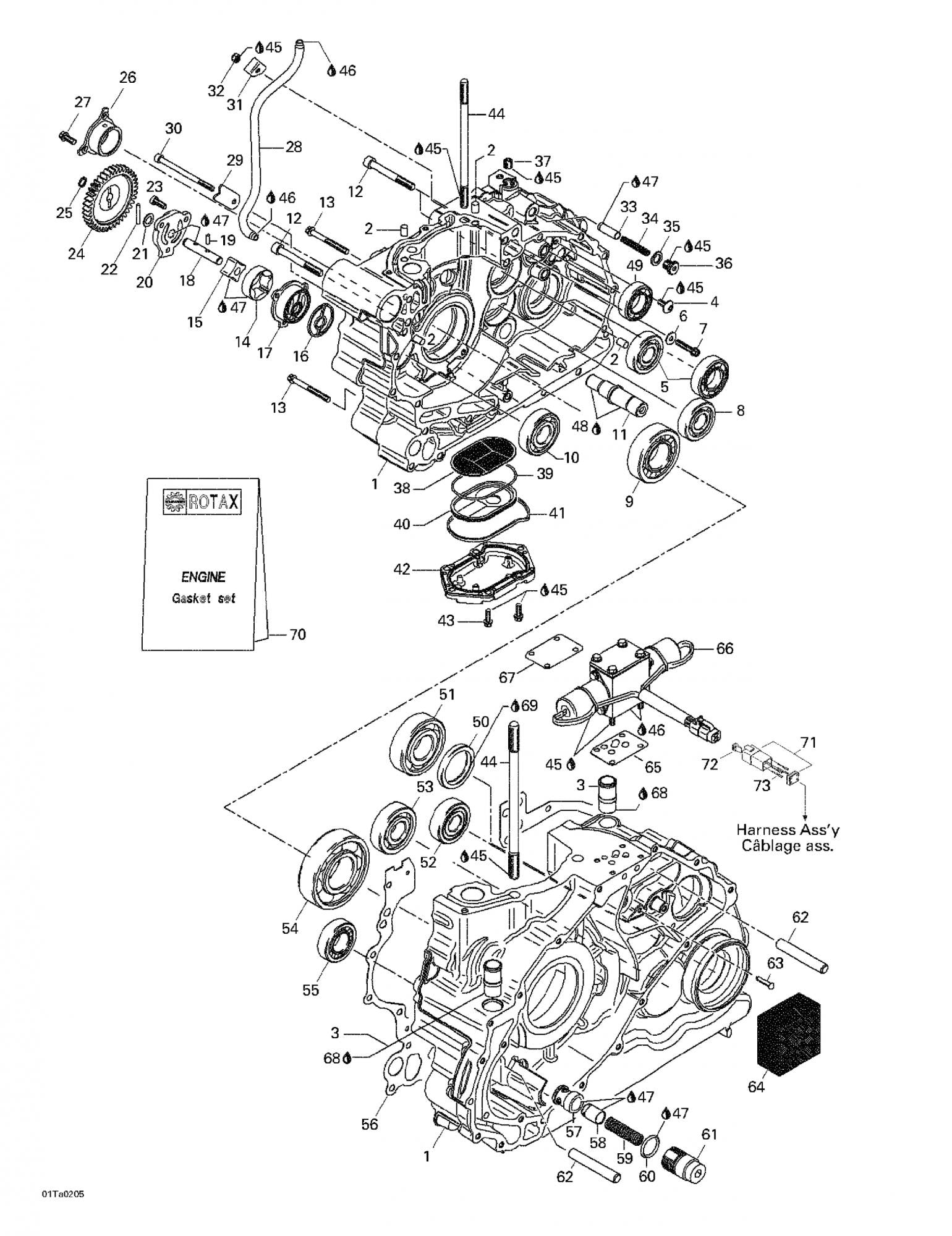 Fits 2000-2005 Can-Am Traxter 5 Speed / Traxter Auto Std & XT Models Oil Sieve, OEM Part # 420256572