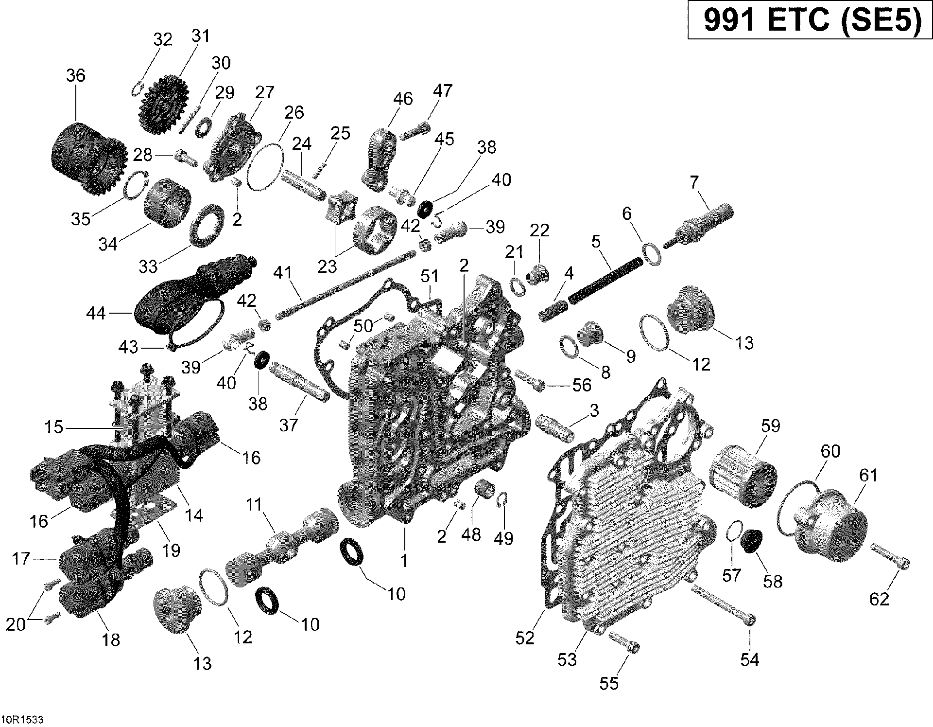 Can-Am - OEM schematic diagram - Part # 2572-420227391 - 05- Hydraulic Shifting _10R1533 | 05- Hydraulic Shifting - Ref # 33