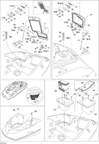 Sea-Doo Access Cover, OEM Part # 204050764