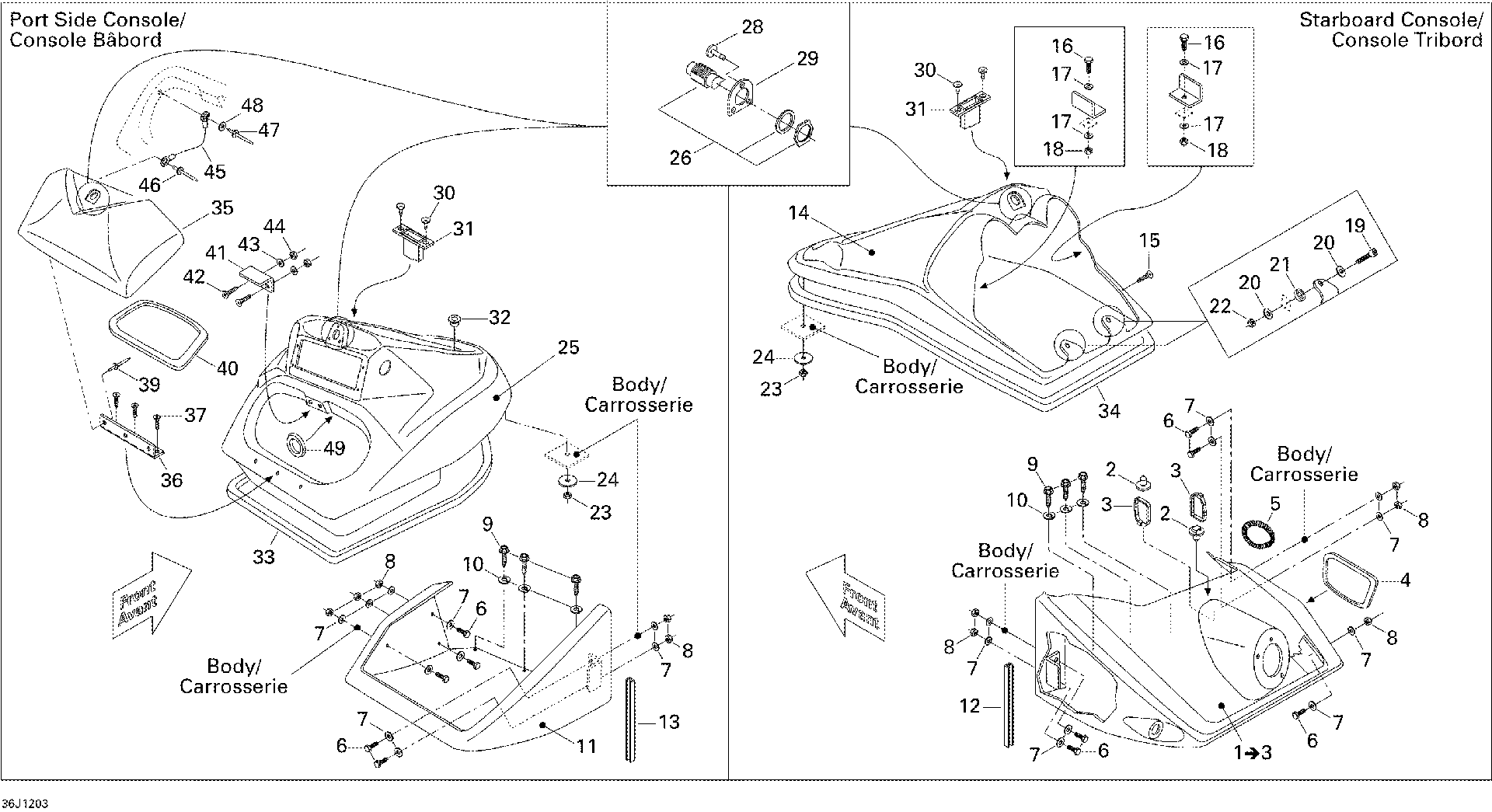 Sea-Doo Drain Fitting, OEM Part # 204072468