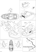 Sea-Doo Insert Table, OEM Part # 204072909