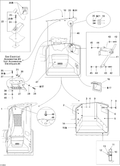 Sea-Doo Curtain Toilet, OEM Part # 204073201
