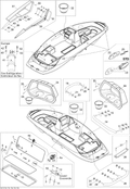 Sea-Doo BOX Coaming/port, OEM Part # 204073302