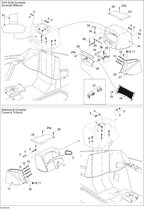 Sea-Doo Glovebox Storage NET, OEM Part # 204073521