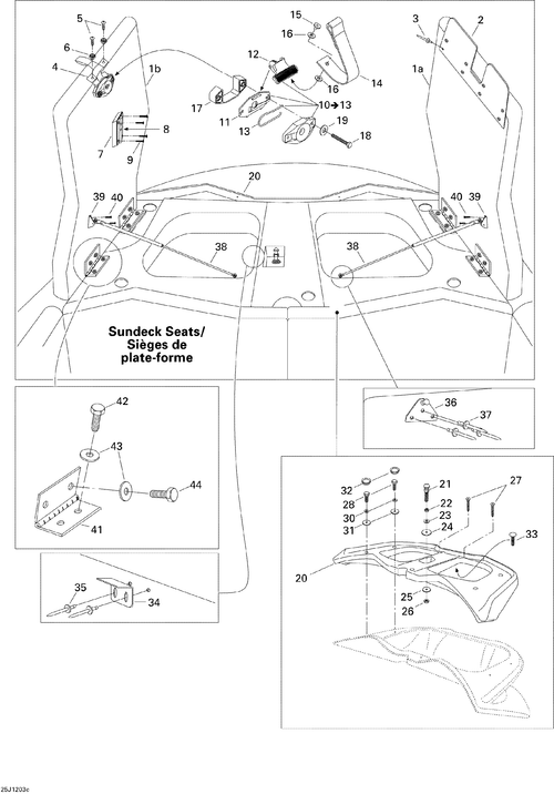 Sea-Doo Tapping Screw, OEM Part # 204100082