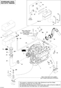 Sea-Doo Intake HOSE Starboard, OEM Part # 204250351