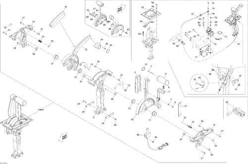 Sea-Doo Reverse Stopper, OEM Part # 204390369