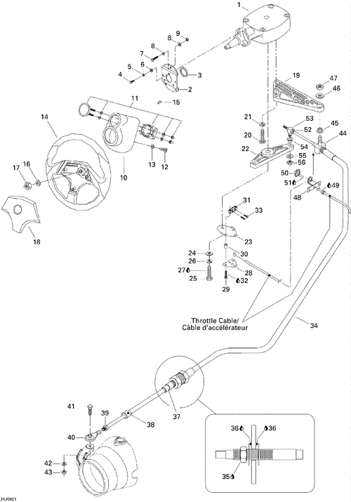 Sea-Doo Gauge CAP, OEM Part # 204390379