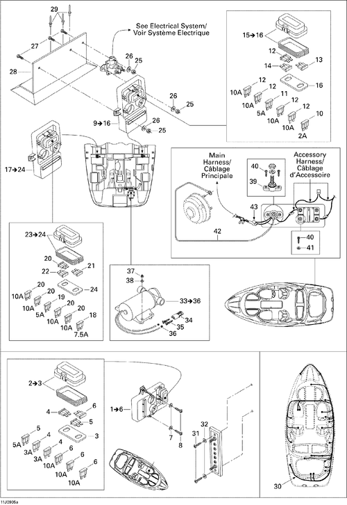 Sea-Doo Power POST 3/8", OEM Part # 204471083